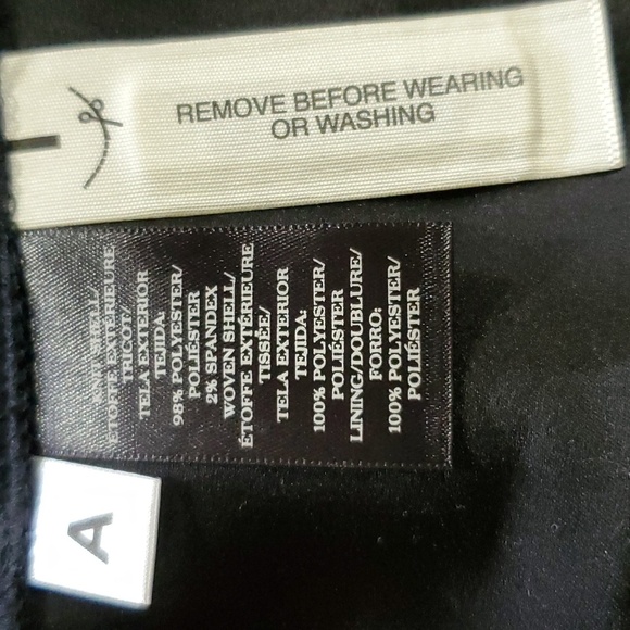 Ann taylor fringed long sleeve statement top NWT black - Picture 6 of 6